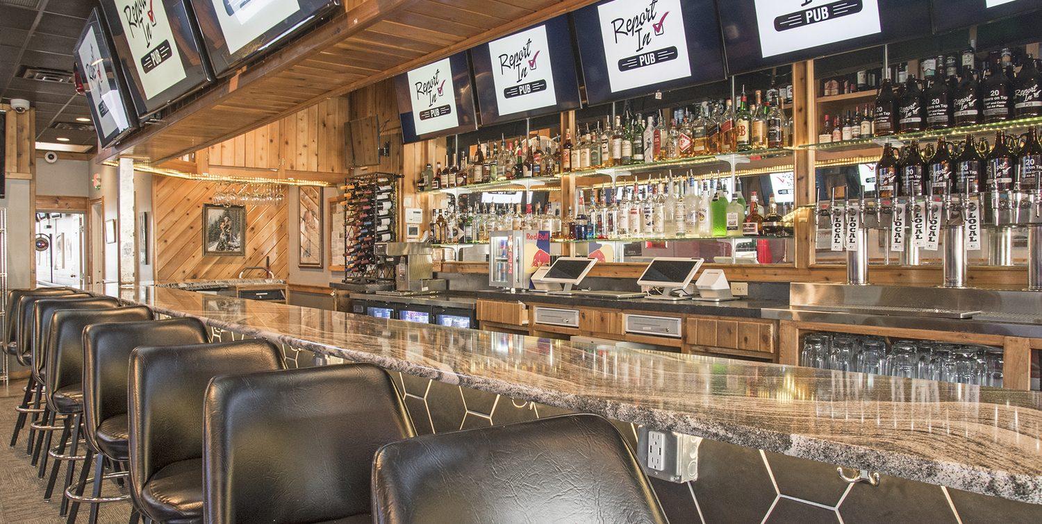 Main bar counter